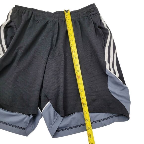 2/$20 Adidas Black & Grey Track Shorts Pants Size: M - Picture 8 of 8